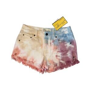 Vintage‎ Havana Tie Dye Denim Short size 27 NEW